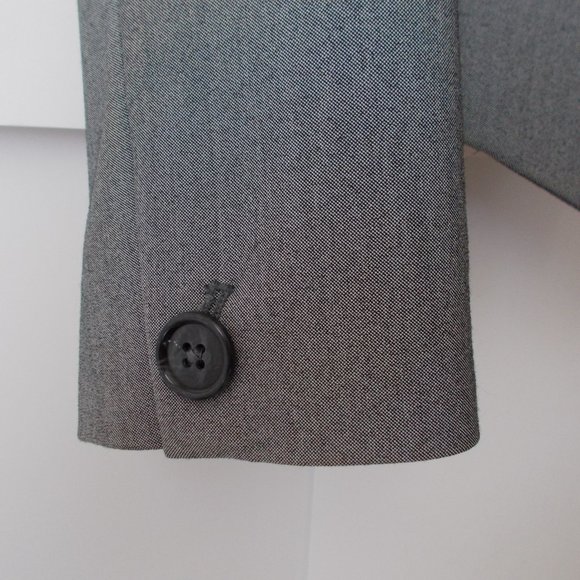 ANNE KLEIN Women Stretch Suit Jacket 6 Grey - Picture 5 of 7